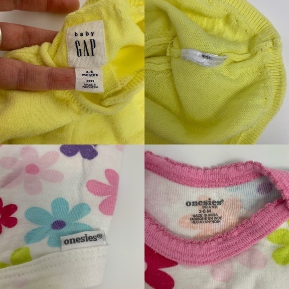 Baby 4 piece top bundle set Sz 3-6M - Picture 10 of 13